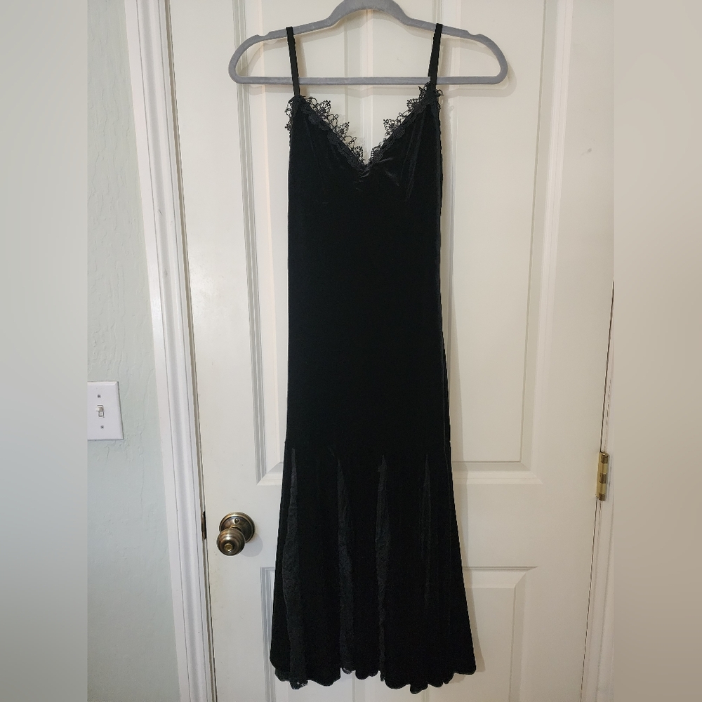 Goth Black Lace Dress